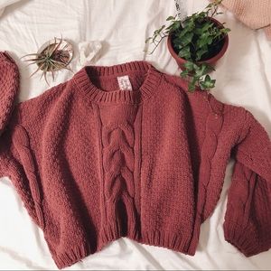 🌹ROSE CHUNKY SWEATER🌹